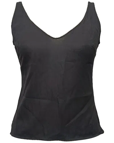 Pre-owned Chanel V-neck Lace-trimmed Tank