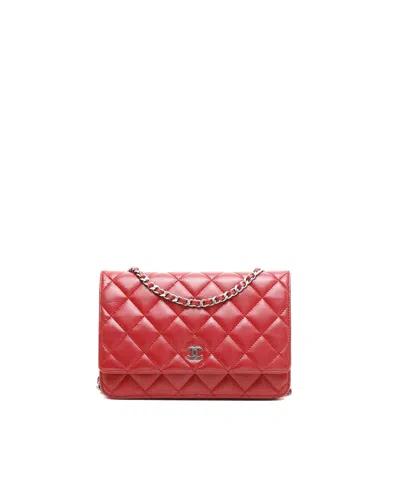 Chanel Wallet On Chain Bag In Red