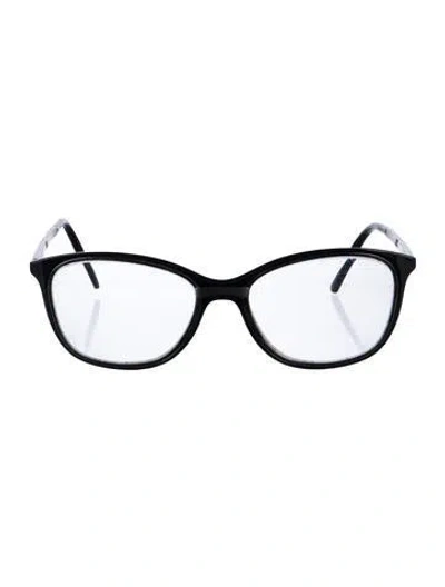 Pre-owned Chanel Wayfarer Eyeglasses In Black