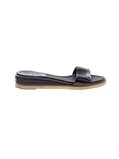 Pre-owned Chanel Wedges In Black