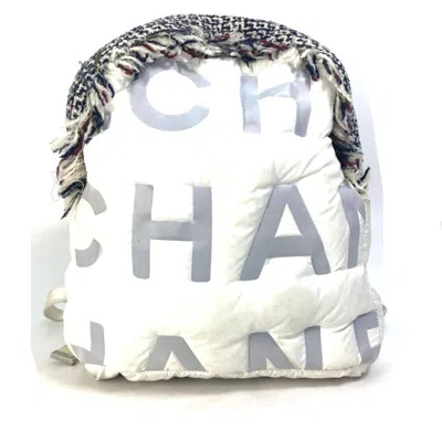 Pre-owned Chanel White Cloth Backpack ()