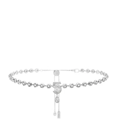 Chanel White Gold And Diamond Eternal N°5 Necklace
