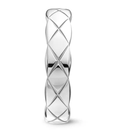 Chanel White Gold Coco Crush Single Ear Cuff
