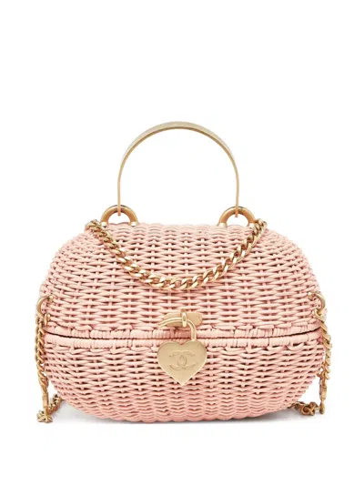 Pre-owned Chanel Wicker Heart Shoulder Bag