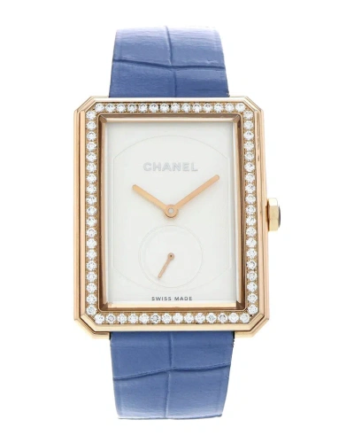 Pre-owned Chanel Women's Boy-friend Diamond Watch Circa 2010s (authentic )