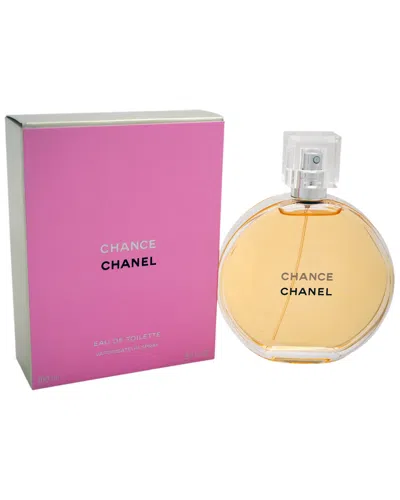 Chanel Women's Chance 3.4oz Eau De Toilette Spray In White
