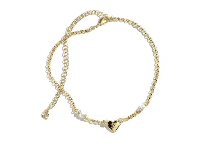 Pre-owned Chanel Women's  Necklace In Gold/pearly White/crystal (abd075 B16158 Nw376) In Multi