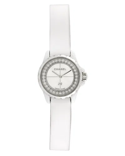 Pre-owned Chanel Women's J12 - Xs Diamond Watch, Circa 2000's (authentic Pre-loved)
