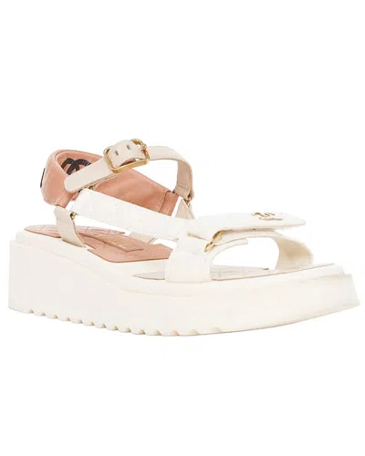 Pre-owned Chanel Women's Leather 2023 Quilted Sandal (authentic Pre-loved)