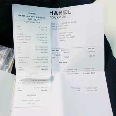 Pre-owned Chanel Women Pre-loved Bag Brand New Condition In Multi