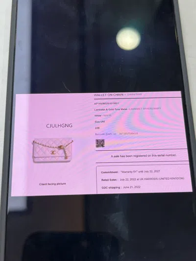 Pre-owned Chanel Women Pre-loved Bag Very Good Condition In Multi