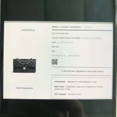 Pre-owned Chanel Women Pre-loved Bag Very Good Condition In Multi