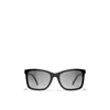 Chanel Ch5551u Rectangular-frame Acetate Sunglasses In Black