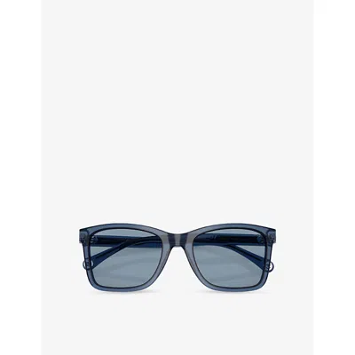 Pre-owned Chanel Womens  Ch5551u Rectangle-frame Acetate Sunglasses