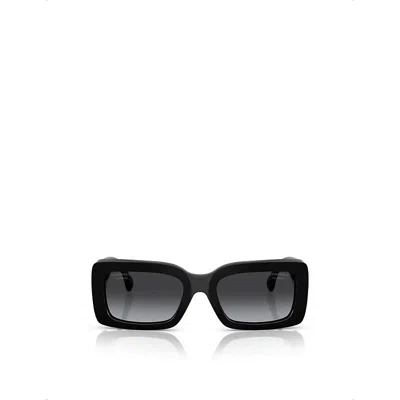 Pre-owned Chanel Womens  Ch5534 Polarised Rectangle-frame Acetate Sunglasses In Black