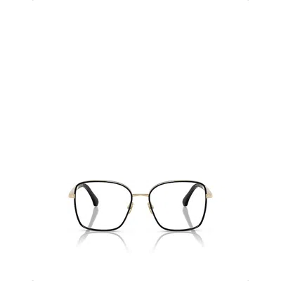 Pre-owned Chanel Womens Black Square-frame Metal Sunglasses