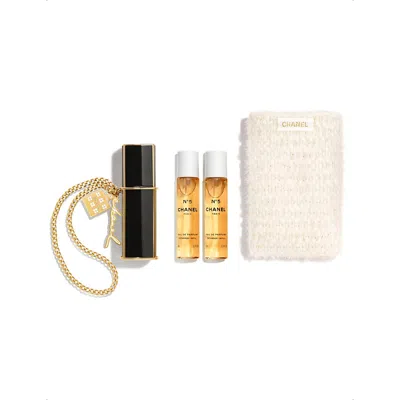 Chanel Womens N°5 Eau De Parfum Purse Spray Set 3 X 7ml