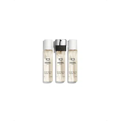 Chanel Womens <strong> N°5</strong> L'eau Twist And Spray Refill Set Eau De Toilette 3 X 7ml