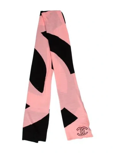 Pre-owned Chanel Wool 2022 Scarf In Pink