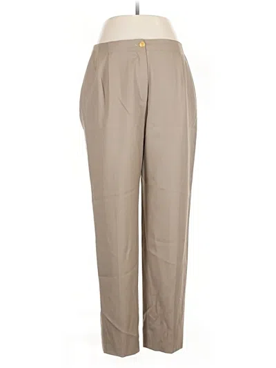 Pre-owned Chanel Wool Pants In Brown