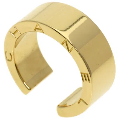 Pre-owned Chanel Yellow Gold (18k) Band Ring ()