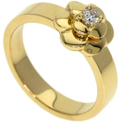 Pre-owned Chanel Yellow Gold (18k) Band Ring ()