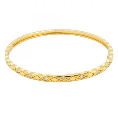 Pre-owned Chanel Yellow Gold (18k) Bangle () In Multi