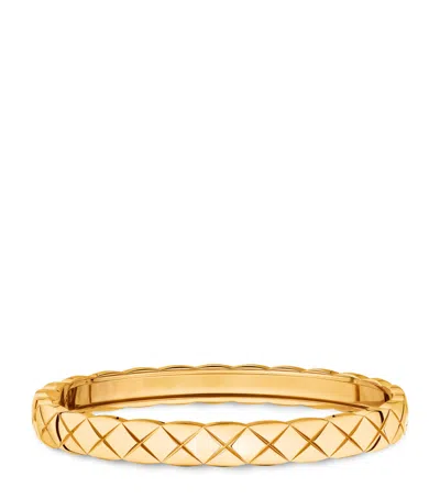 Pre-owned Chanel Yellow Gold Coco Crush Bracelet