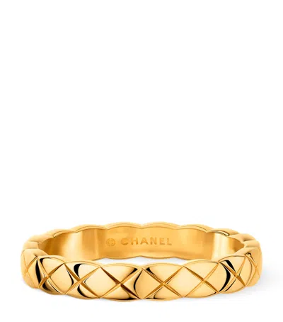 Pre-owned Chanel Yellow Gold Coco Crush Ring