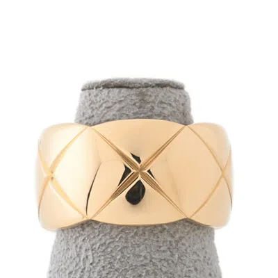 Pre-owned Chanel Yellow Gold Yellow Gold (18k) Band Ring ()