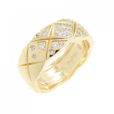 Pre-owned Chanel Yellow Gold Yellow Gold (18k) Band Ring ()