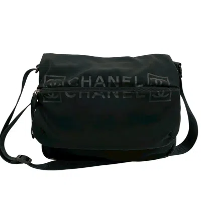 Pre-owned Chanel Yellow Nylon Rubber Shoulder Bag Sling Bag () In Multi