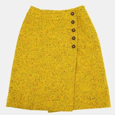 Pre-owned Chanel Skirt Yellow Size 38