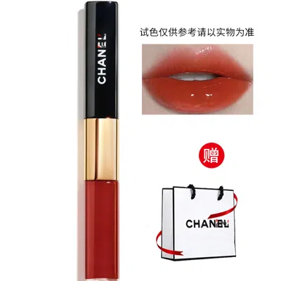 Chanel 香奈儿()双效持色唇釉176# Burning Red番茄枫叶茶色4.5ml+3.5ml In White