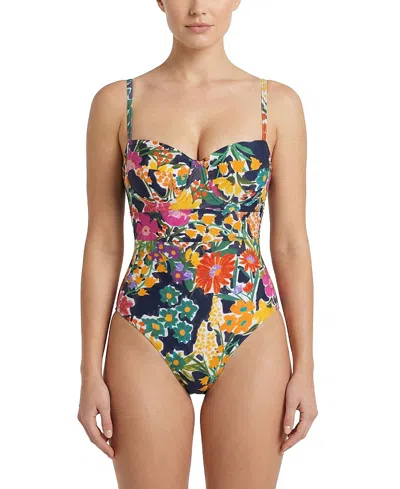 Change Of Scenery Anabel Underwire One-piece Swimsuit In Multi
