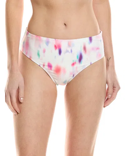 Change Of Scenery Classic Mid-rise Bikini Bottom In White