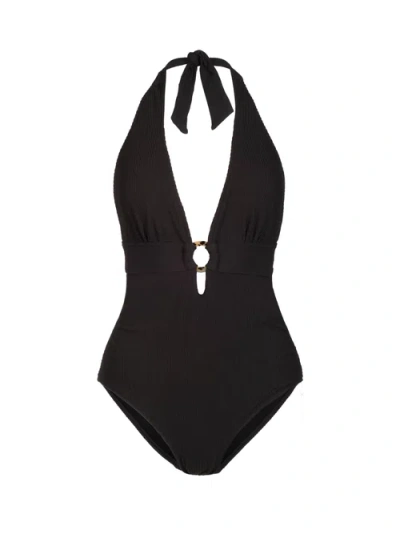 CHANGE OF SCENERY CHANGE OF SCENERY GABRIELLE RING HALTER ONE-PIECE SWIMSUIT