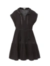 Change Of Scenery Gari Dress In Black