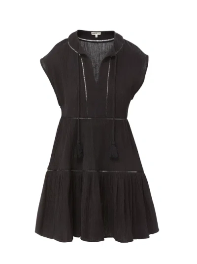 Change Of Scenery Gari Dress In Black