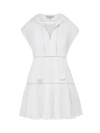 Change Of Scenery Gari Dress In White