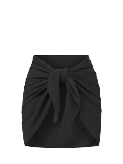 Change Of Scenery Liv Cover-up Swim Sarong In Blue