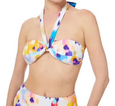 Change Of Scenery Loryn Top In Floral Ikat In Multi