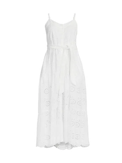 Change Of Scenery Women's Addyson Eyelet Dress In White