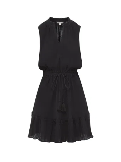 Change Of Scenery Women's Beth Drawstring Minidress In Black