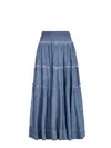 Change Of Scenery Women's Blue Charlie Skirt In Stonewash In Blue