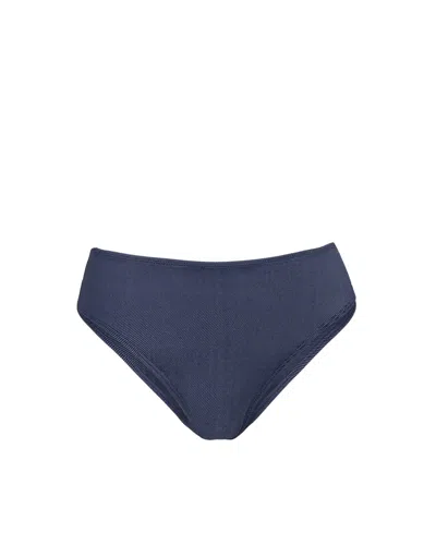 CHANGE OF SCENERY WOMEN'S BLUE CLASSIC MIDRISE BOTTOM IN INDIGO TWILL