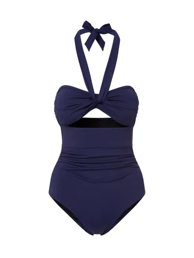 Change Of Scenery Women's Blue Ella One Piece In Navy