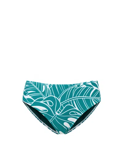 Change Of Scenery Women's Blue / Green Classic Midrise Bottom In Isle Of Palms In Blue/green