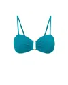 Change Of Scenery Women's Blue / Green Gina Top In Jungle Green Metallic In Blue/green