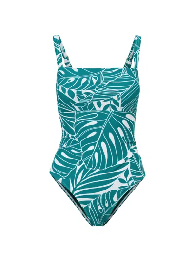 Change Of Scenery Women's Blue / Green Jori One Piece In Isle Of Palms In Blue/green